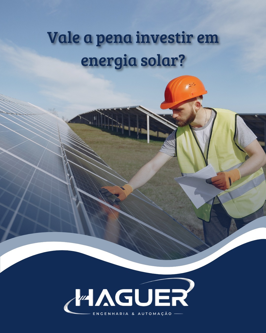 Instalação de energia solar fotovoltaica